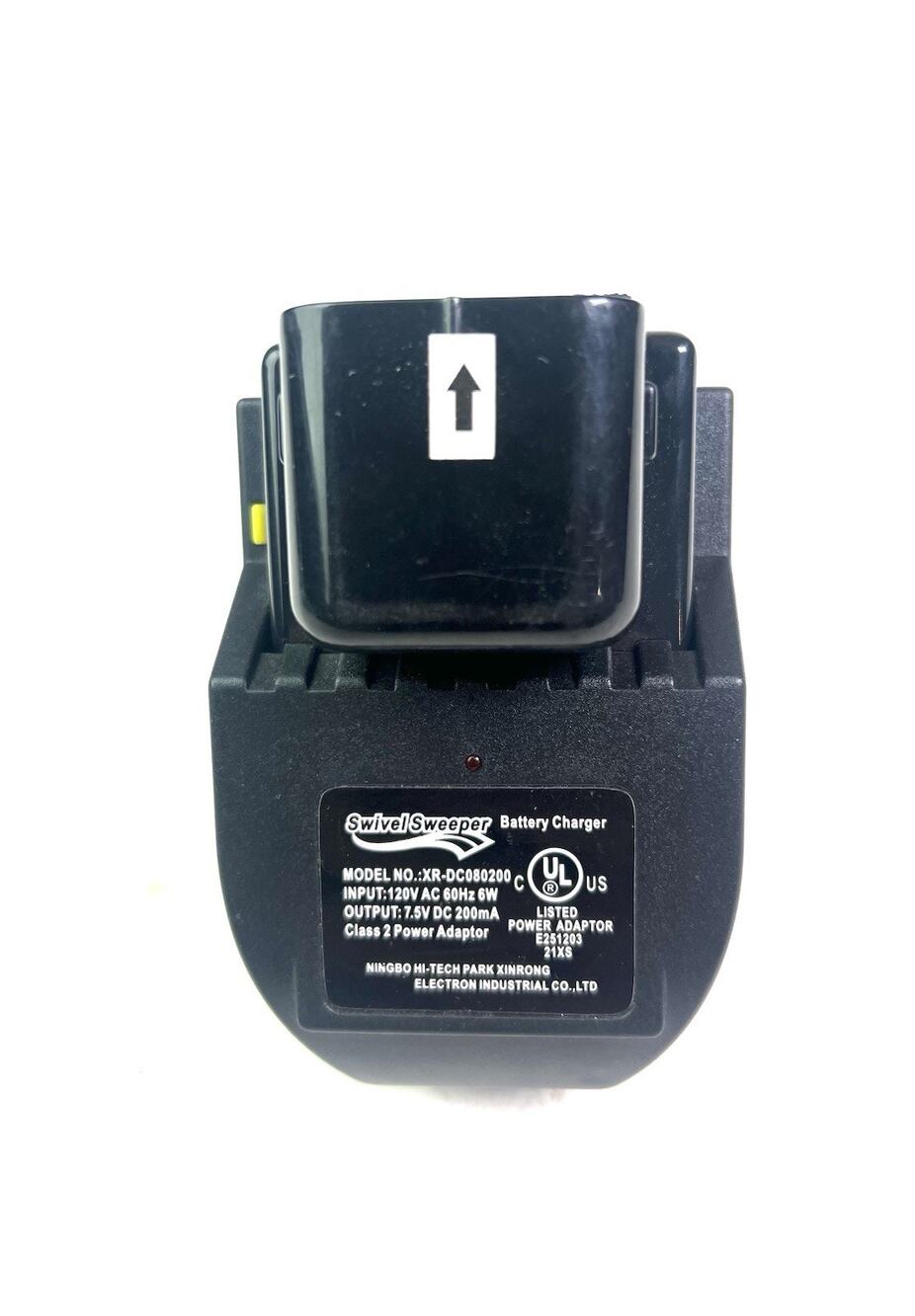 Swivel Sweeper Battery Charger XR DC080200 7.5V DC 200mA